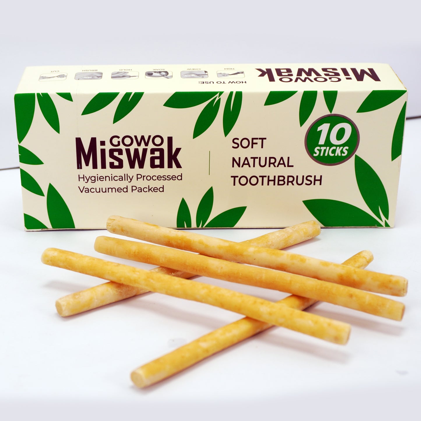 (10Pack) GOWO Miswak Sticks