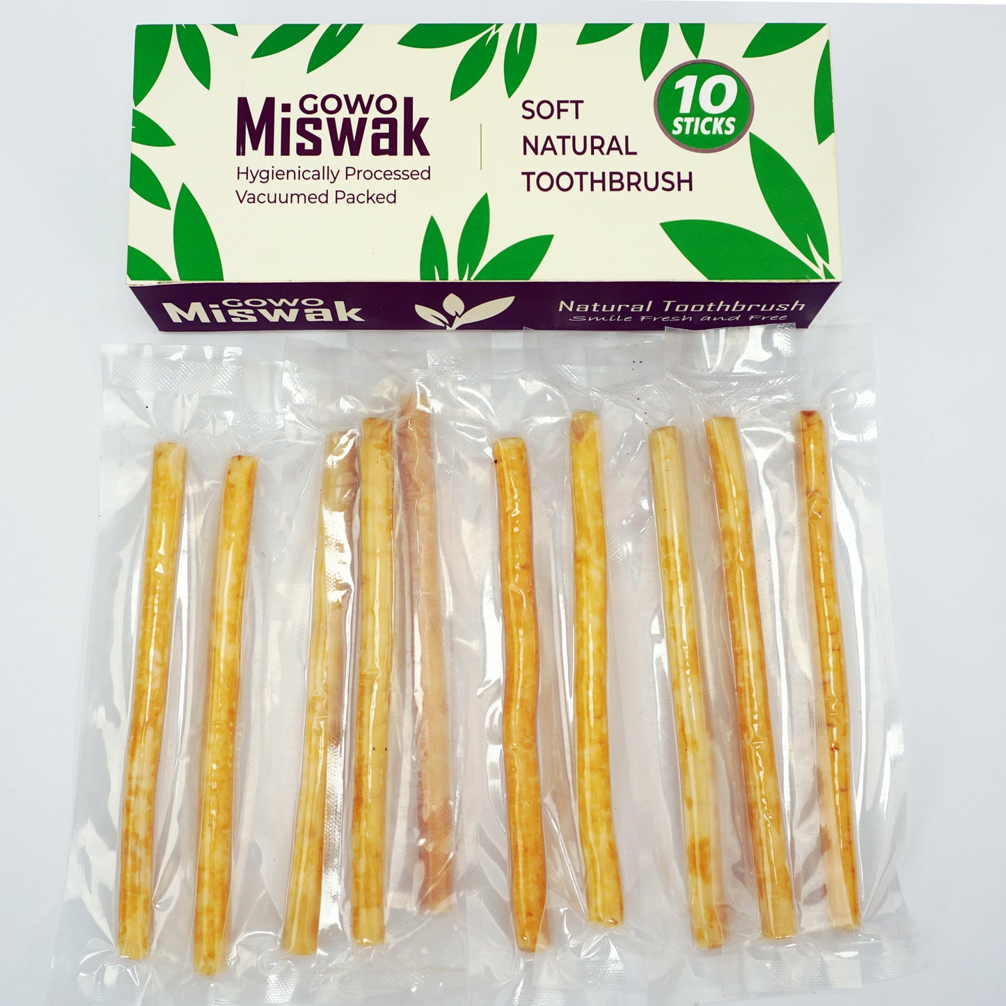 (10Pack) GOWO Miswak Sticks